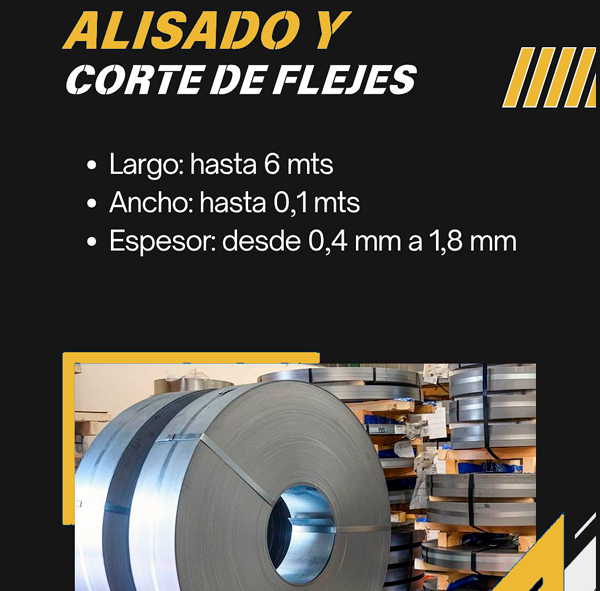 Alisado y Corte de flejes